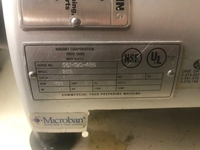17-0028 Hobart 2812 Manual Deli/Cheese Slicer