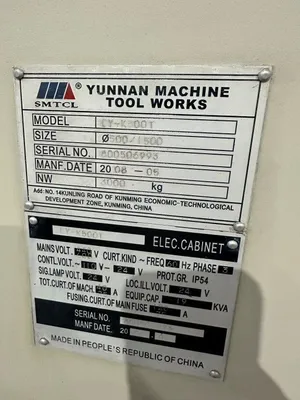Used 2008 YUNNAN CY CY-K500T CNC Lathes Ohio US | McKean Machinery Sales #1318081
