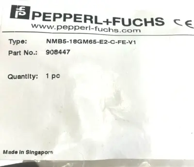 NEW PEPPERL+FUCHS NMB5-18GM65-E2-C-FEV1 PROXIMITYSENSOR 908447 NMB518GM65E2CFEV1