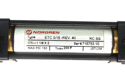 USED NORGREN ETC 5/16-REV.#0