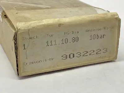 USED WIKA PRESSURE GAUGE 10 BAR 111.10.80