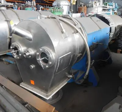 (2) Heinkel HF 600 Inverting Filter centrifuges, 316SS.