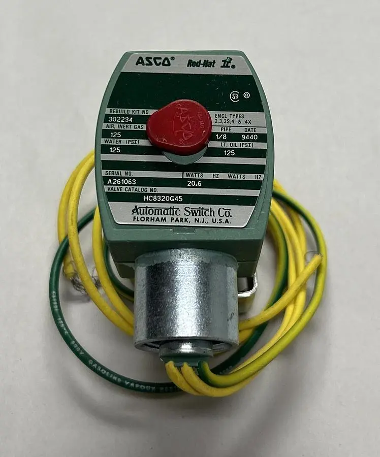 New | in-Stock ASCO HC8320G45 Solenoid Valves Ohio US | Surplus Asset Holdings #1236400