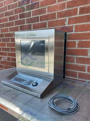 USED STRONGARM 191 INDUSTRIAL MONITOR 19" W/ STRONGARM MEMBRANE KEYBOARD, TRACKBALL