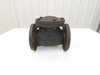 Fairbanks 3 125-S 200-WOG Swing Check Valve Cast Iron 3" Flanged