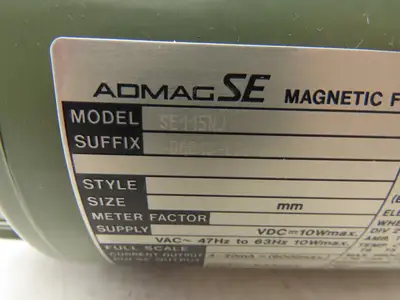 Yokogawa SE115NJ-DAB1S-LS2-A1H2 Yewflo Magnetic Flowmeter 115VAC 1/2" Haz Loc