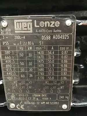 USED LENZE 0598 A094925