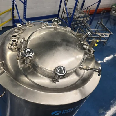 BOCCARD High-Precision Stainless Steel Process Vessel (or Reactor) 1000LIT # 7621