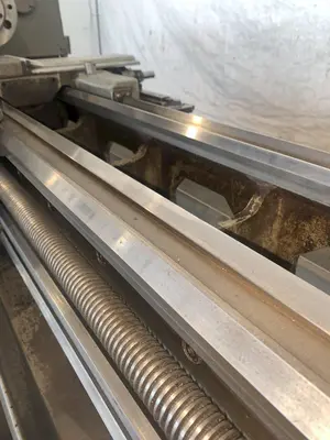 17" X 54" SOUTH-BEND ENGINE LATHE. STOCK # 0151124