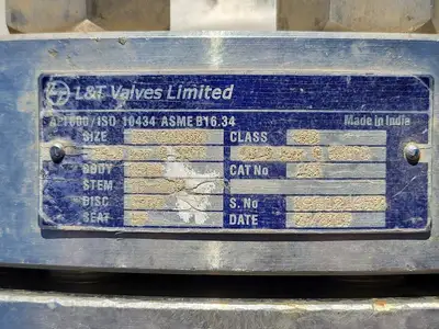 New | in-Stock 2019 L&T VALVES LIMITED 163 Valves/Fittings British Columbia CA | Lenmark #256996