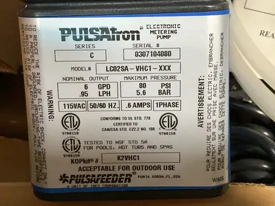 Used PULSAFEEDER LC02SAVHC1XXX Pumps Ohio US | HGR 24 #1486602