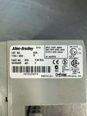Allen Bradley 1794-ADN /B Flex I/O DeviceNet 1794ADN /B (5.3.5)