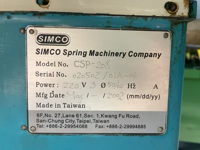 2002 SIMCO CSP-208 MISCELLANEOUS | Wheeler Machinery Sales (4)
