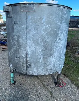 Tank, 650 Gallon, S/st, OT/CB, 60" x 56" #S743642
