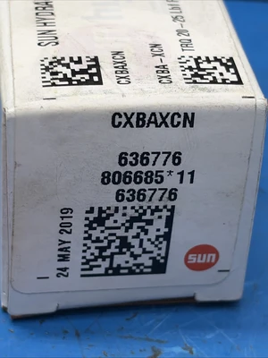 NEW Sun Hydraulics CXBA-XCN