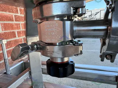 Unknown Brand 100 Liter Mixing Tank w/ Lenze 3 Phase Motor, Impeller
