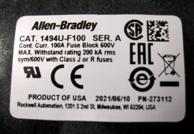 NEW Allen-Bradley 1494U-F100