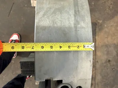 36" 4-JAW (12" THRU HOLE) HOLLOW SPINDLE LATHE CHUCK. STOCK # 1099825