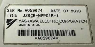 USED YASKAWA JZRCR-NPP01B-1 MOTOMAN TEACH PENDANT JZRCRNPP01B1