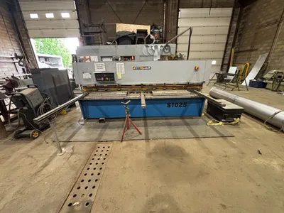 MASTER-FAB S1025 Hydraulic Swing Beam Shear Hydraulic Shear | Lion Machinery (1)