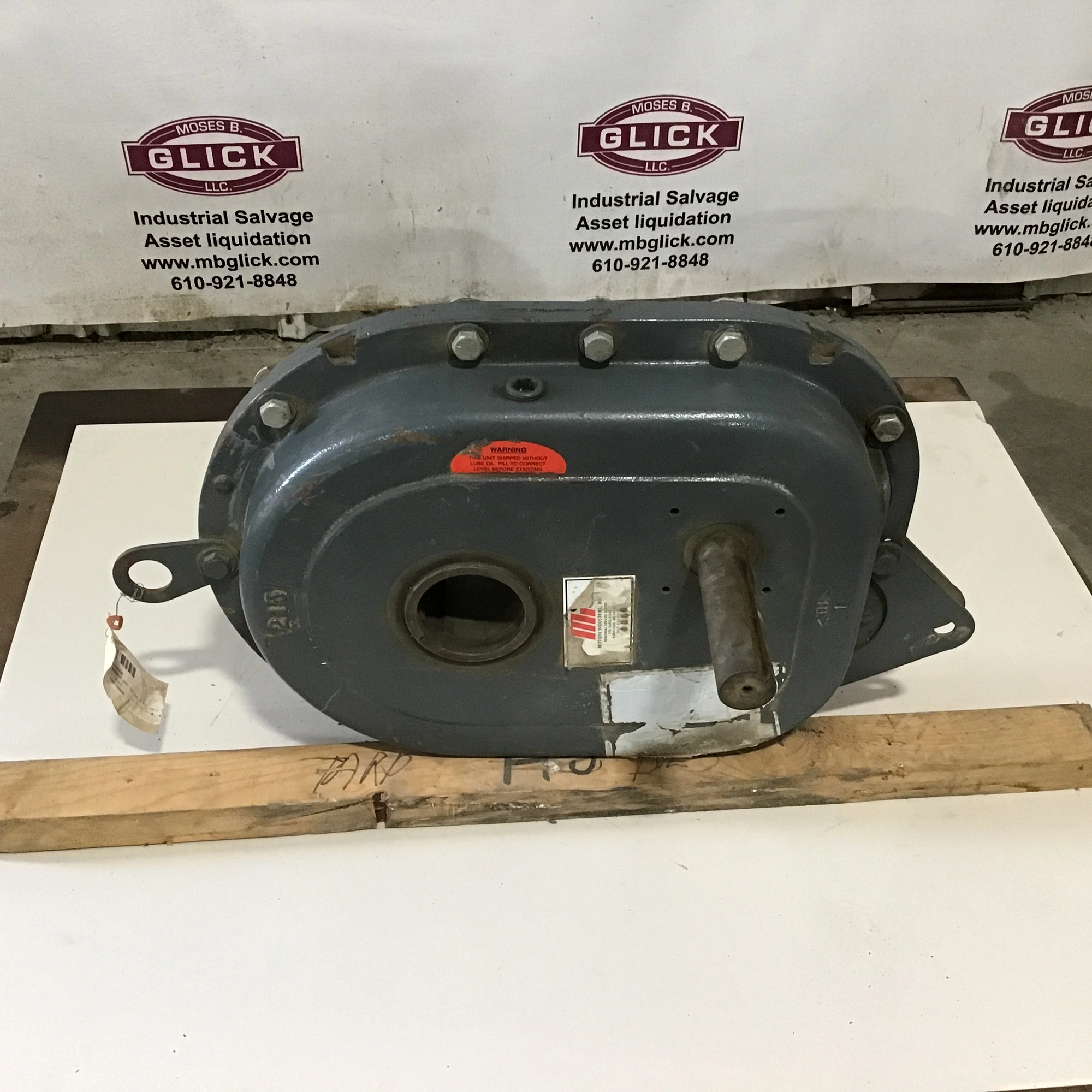 Motion Industries 215 Hydroil Shaft Mounted Speed Reducer Ratio 15:1