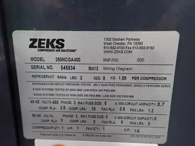 Used ZEKS 2S0NCGA400 Miscellaneous MRO Ohio US | HGR 24 #916947