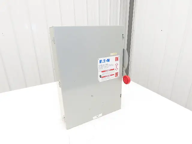 Eaton DH323FGKJSEL Fusible Disconnect Safety Switch 3 Pole 100A 240V 3Ph