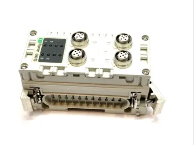 USED SMC ANALOG INPUT UNIT 4-CH M12 24VDC