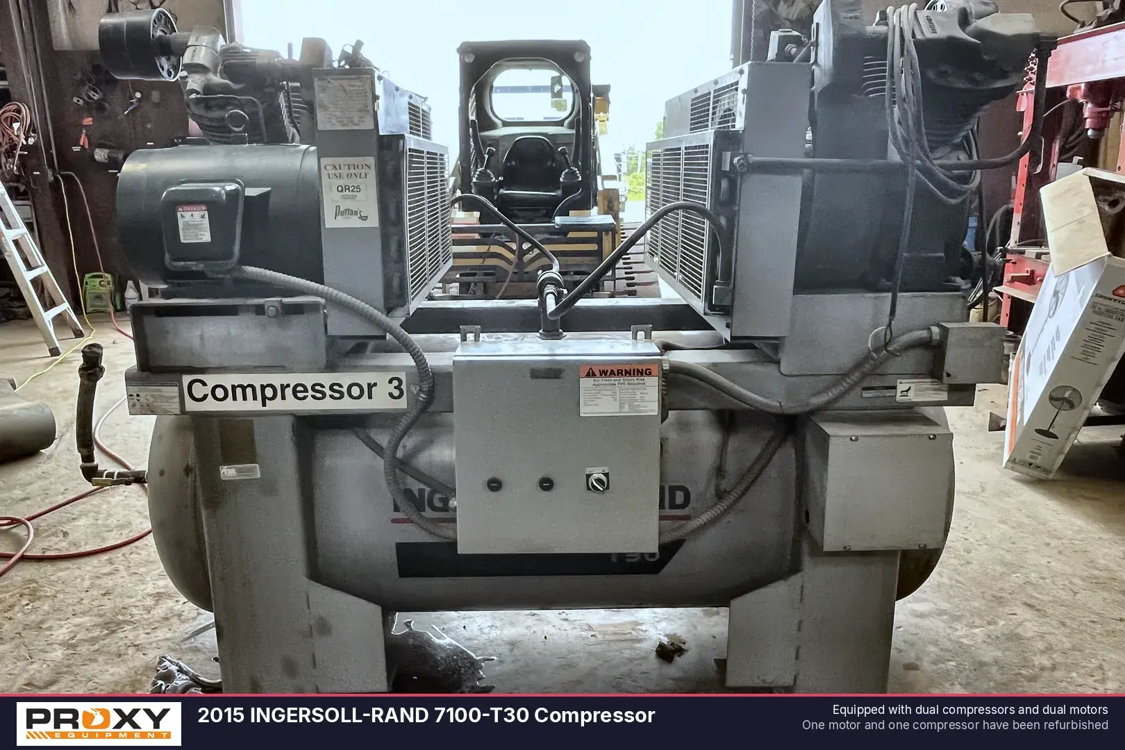 Used 2015 INGERSOLL-RAND 7100-T30 COMPRESSOR Lubricated Reciprocating Air Compressors Louisiana US | Proxy Equipment #1385185