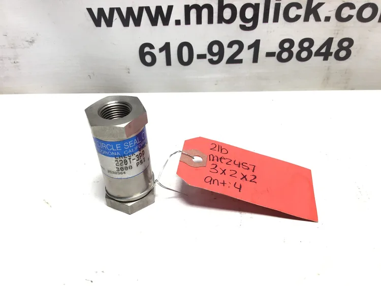 Used CIRCLE SEAL CONTROL _UNKNOWN_ Valves/Fittings Pennsylvania US | Moses B Glick #995392