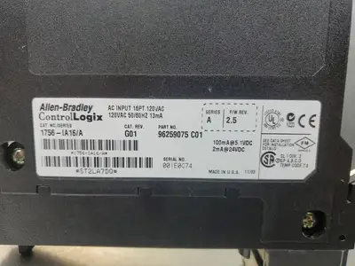 USED Allen-Bradley AC INPUT 16PT 120VAC