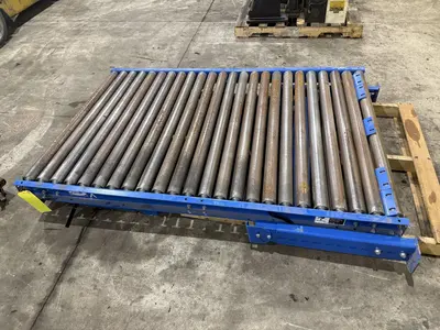 48" X 96" LEWCO ROLLER CONVEYOR: STOCK #23307