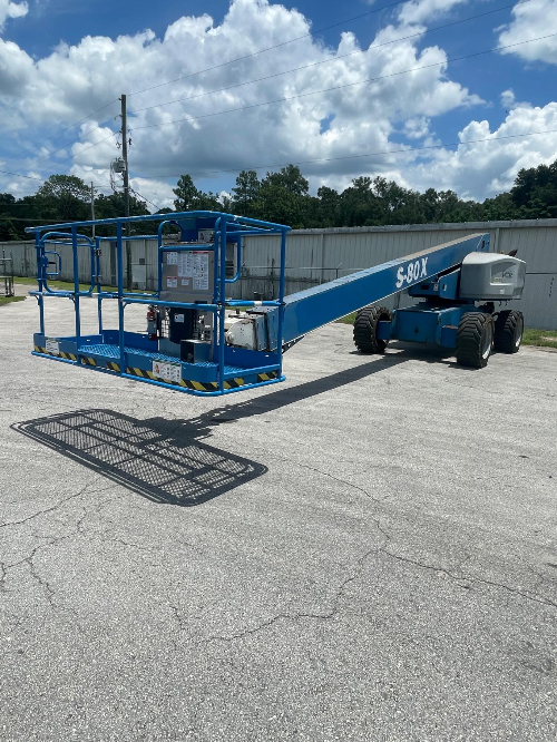 Used 2016 Genie S-80X Telescopic Boom Lifts Florida US | Stack Equipment #1271285