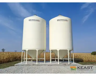 Used MERIDIAN 1620 STANDARD - 4119 BUSHELS Hopper Bottom Silos Iowa US | Keast Enterprises #1360525