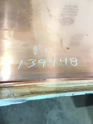 C11000 .093 X 36″ X 96″ Copper Sheets Metal Plate Sheets