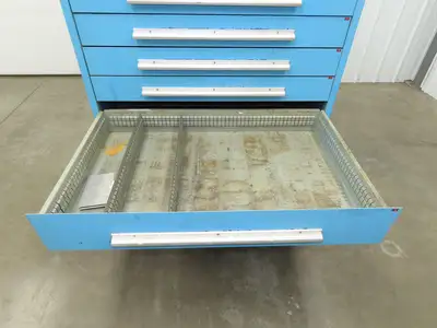 Nu-Era Modular Tool Storage Cabinet 10 Drawer 45x28x61" Stanley Vidmar Lista