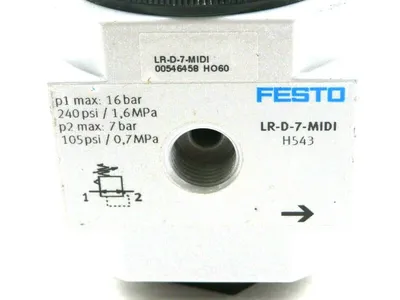 NEW FESTO LR-D-7-MIDI PRESSURE REGULATOR H543 LRD7MIDI