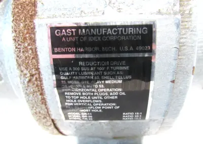 NEW GAST 4AM-RV-75-GR20 AIR MOTOR 4AMRV75GR20