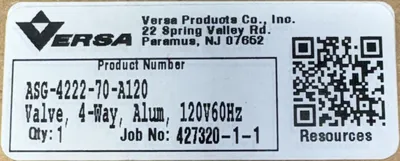 VERSA ASG-4222-70-A120 Electrical/PLC/Automation | ESS Industrial Equipment Sales (3)