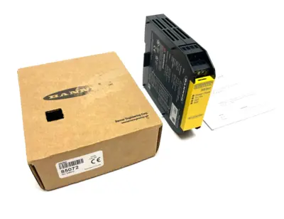 New | in-Stock BANNER ENGINEERING DUAL-CHANNEL SOLID-STATE SAFETY OUTPUT MODULE PLC Input & Output | Maverick Industrial Sales #1106028