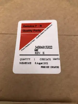 Fisher 14B5072X142 Elastometer Gasket Kit -NIB