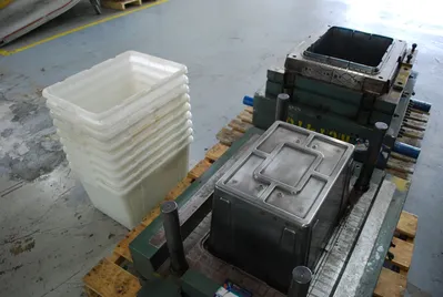 USED Injection Mold Bins