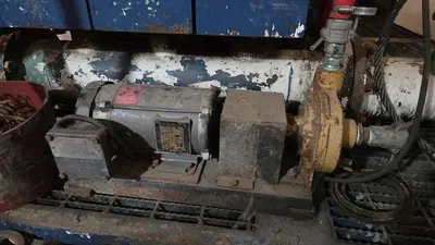 USED GARDNER DENVER PAH 4 1/2 X 8 TRIPLEX MUD PUMP