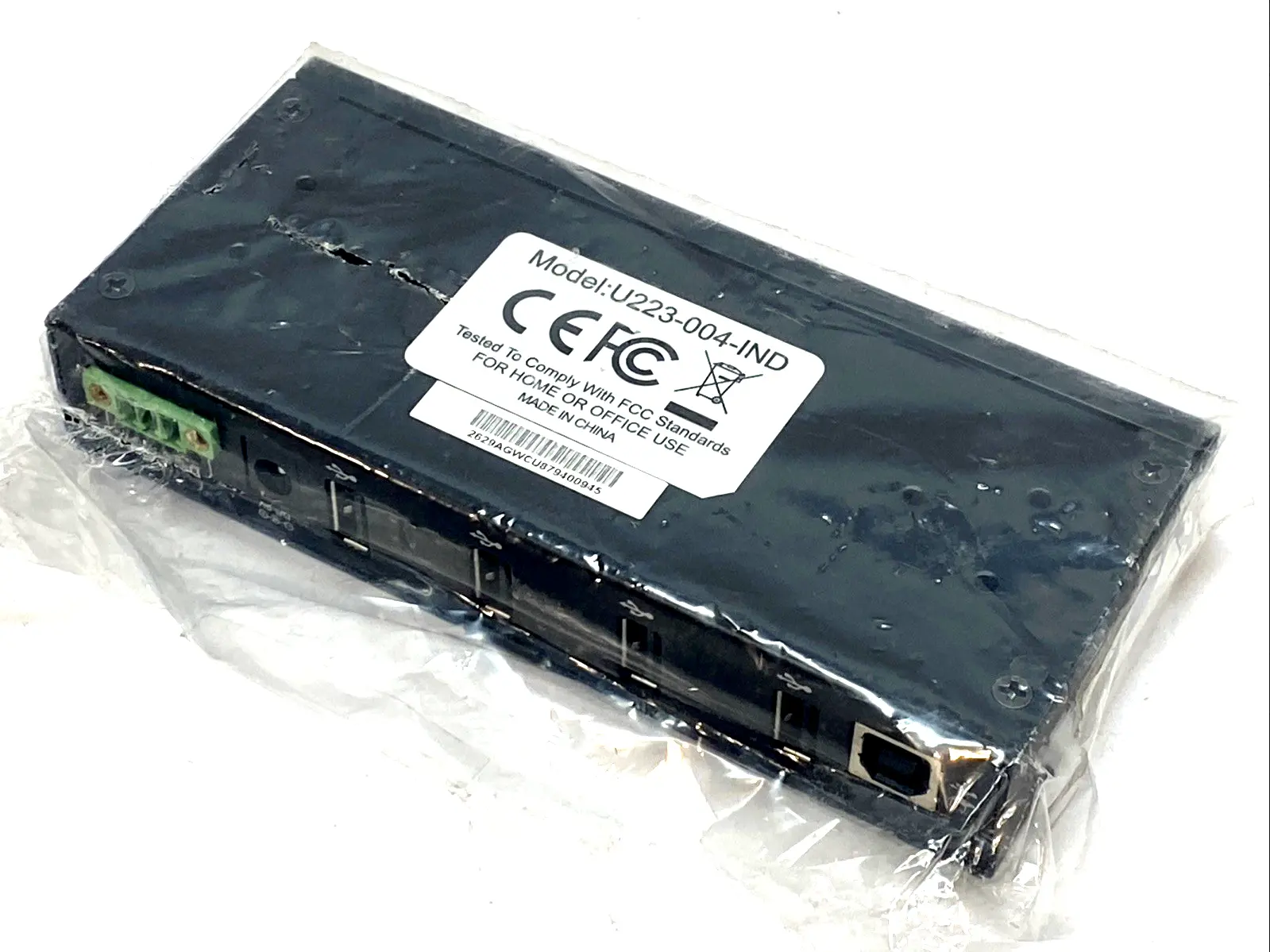 USED TRIPP LITE 4-PORT INDUSTRIAL USB 2.0 HUB