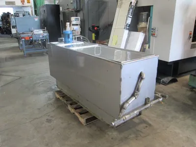 STAINLESS STEEL Coalescing Tank 7ftx2ftx28" Finishing & Cleaning Machines | Global Machine Brokers, LLC (2)