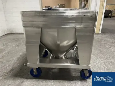 USED TOTE Systems 48" x 42" x 10"  Tote Systems Stainless Steel Transfer Bins