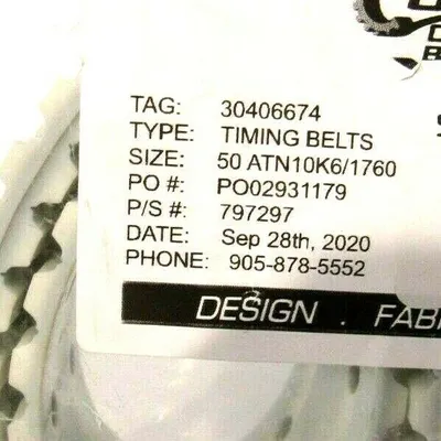NEW BRECO 50 ATN10K6 /1760 TIMING BELT 50ATN10K6