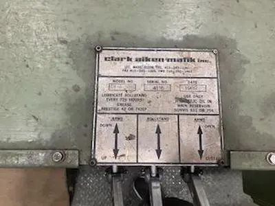 CLARK AIKEN 72" W X 72" OD SHAFTLESS FLOOR PICKUP UNWIND STANDS (2) AVAILABLE pending JA 2 13 26
