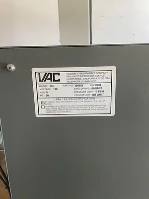 VAC CM MODULAR PURIFICATION SYSTEM