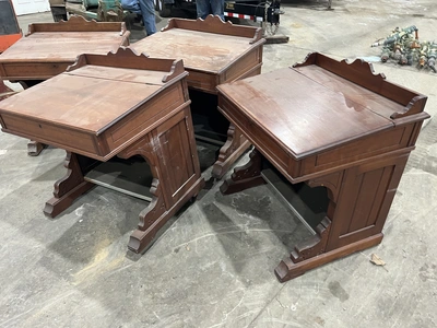 4 Vintage Davenport Writing Desks